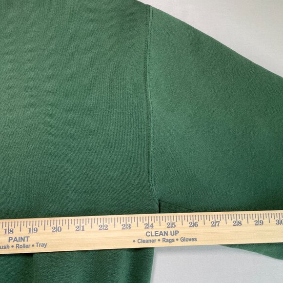 VINTAGE Russell Kearney Catholic Sweatshirt Green | Yellow Embroidery | Mens XL - Picture 7 of 8